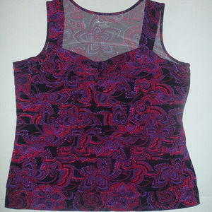 Lane Bryant Floral Tank Top